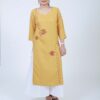 Barkat Ochre Hand Embroidered Kurta Buy Urmul Desert Crafts