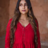 Sanaa Laal ishq Cotton dress Buy Urmul Desert Crafts