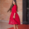 Sanaa Laal ishq Cotton dress Buy Urmul Desert Crafts