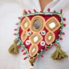 Mani hand embroidered mirror neck piece Buy Urmul Desert Crafts