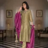 Sea Thrift Solasta chanderi kurta set Buy Urmul Desert Crafts